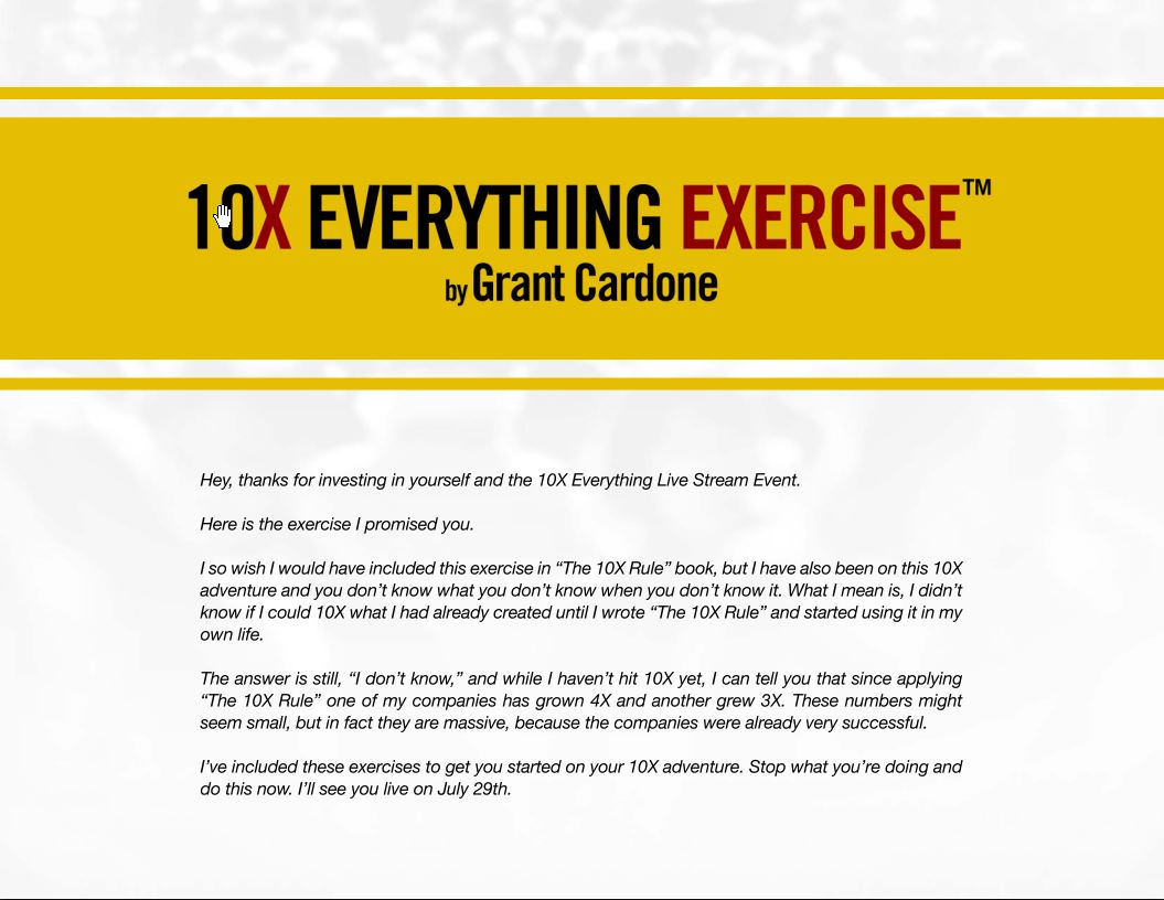 10X Exercise (Grant Cardone)jpg